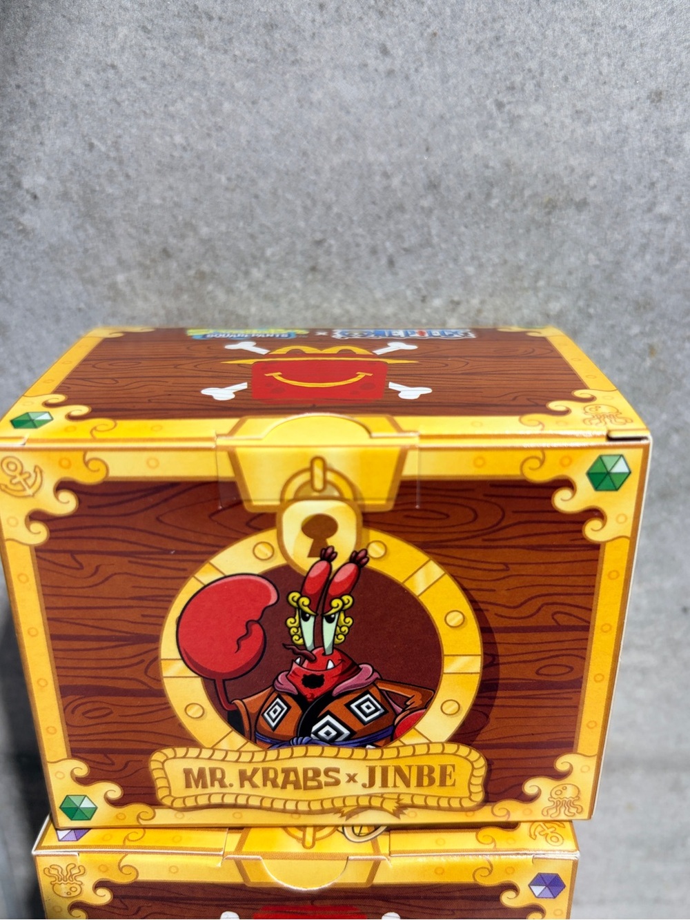 SpongeBob Squarepants Mr. Krabs x Jinbe Treasure Chest - Yellow, Brown, Red